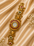Grand Gold Look Alike Bridal Watch - White