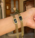 Greek Border Vintage Dial Bracelet - Oval
